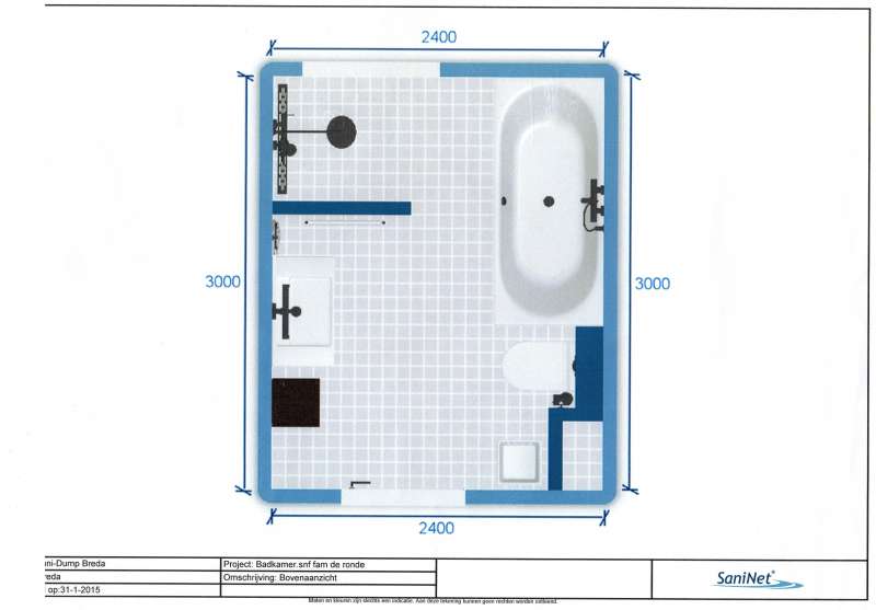 Maximale Ruimtebesparing: Badkamer Indeling 3x2